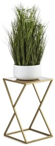 HowHomely Stojan na kvety LOFT 40x23,5 cm zlatá 10-1623-40-zloty