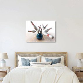 Sklenený obraz - Bowling (70x50 cm)