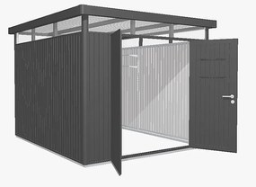 Biohort Záhradný domček BIOHORT HighLine DUO H5 275 x 315 (tmavo sivá metalíza)