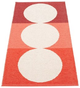 Červeno-krémový vnútorný a vonkajší koberec 70x140 cm Otto Berry – Pappelina
