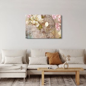 Obraz - Kvetinový ornament (90x60 cm)