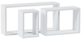 BONTEC Polička, mdf, čierna, P-009 BK Farba: Biela