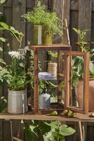 Ib Laursen Keramický obal na kvetináč s uškami Green 15 cm