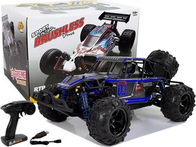 LEAN Toys Terénne auto Buggy na diaľkové ovládanie 1:18 modré ENOZE 9303E 45 km/h