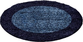 Ayyildiz koberce Kusový koberec Life Shaggy 1503 navy kruh