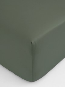 Saténová plachta Diana 220 × 200 cm - olivová