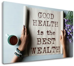 Motivačný obraz na stenu Good health | rôzne rozmery