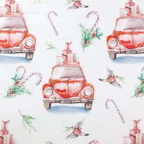 VIANOČNÉ OBLIEČKY Z MIKROVLÁKNA CANDY 200X220 CM, 2KS 70X80 CM VZOROVANÉ
