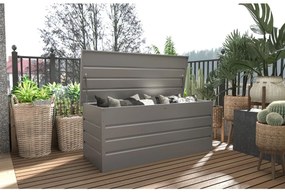 G21 Záhradný box Denver 770 L, metalický šedý plechový PE63900853