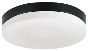Prezent 67113 - Kúpeľňové stropné svietidlo PILLS 1xE27/60W/230V IP44 čierna 67113