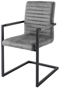 Dizajnová stolička LOFT kamenná sivá