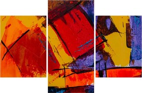 Obraz abstrakcie (90x60 cm)