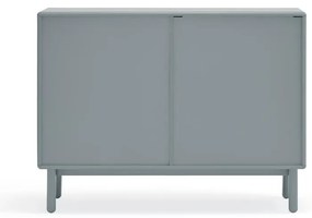 Modrá/sivá nízka komoda 120x90 cm Corvo – Teulat
