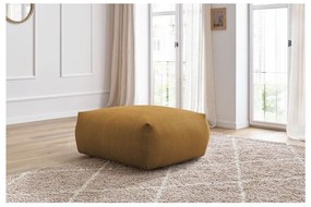 Žltá menčestrová podnožka Voltaire – Bobochic Paris