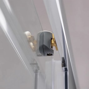 BPS-koupelny Štvorcový sprchový kút HYD-SK93B 90x90 chróm/transparent + vanička HYD-SSV-SXL02B biela