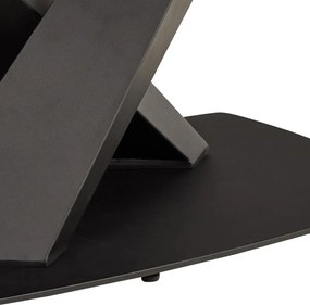 Rozkladací jedálenský stôl Morella 120/180 cm béžový/čierny