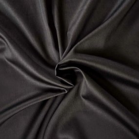 Kvalitex Saténové prestieradlo s gumou čierna, 80 x 200 cm