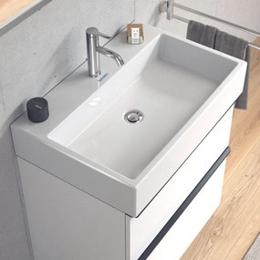 DURAVIT Vero Air umývadlo do nábytku s otvorom, bez prepadu, 700 x 470 mm, biela, 2350700041