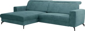 XXXLutz ROHOVÁ SEDAČKA, textil, petrolejová Sit & More - Sedačky - 000144000213