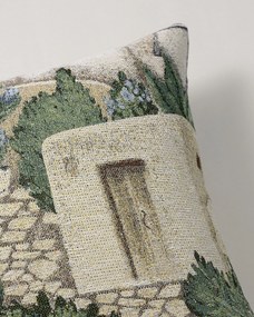 Karin - jednoduchá obliečka, 60x40cm farba produktu béžová látka zapletaná, vzorované