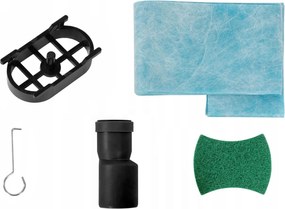 Rea Lineárny nerezový odtokový žľab NEO SLIM BLACK PRO 60 cm s 360° stupňovým sifónom, čierny, REA-G8900