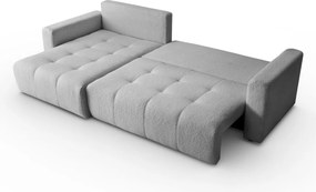 ROHOVÁ SEDAČKA SHARLOTTE 261 x 143 cm SIVÁ