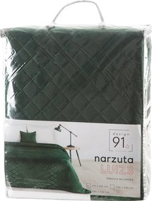 PREHOZ NA POSTEĽ LUIZ3 170X210 CM TMAVOZELENÝ