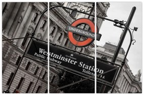 Stanica londýnskeho metra - obraz