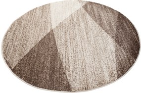 TA Koberec K195B BÉŽOVÉ SARI KOLESO 3UX Rozmer: 100x100 cm