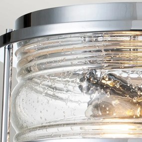 Quintiesse QN-ASHLANDBAY-F-PC-BATH-Kúpeľňové stropné svietidlo ASHLAND 2xE27/60W/230V IP44