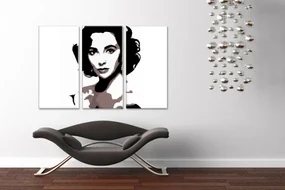 Ručne maľovaný POP Art obraz Elizabeth Taylor | rôzne rozmery