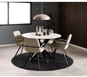 Krémové jedálenské stoličky v súprave 2 ks Selina – Actona