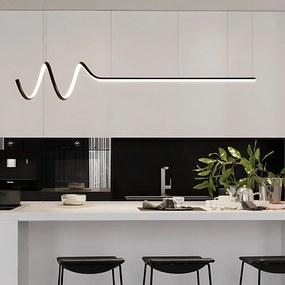 Toolight Toolight, LED závesné svietidlo 120cm, 36W, 3000K, LHJ030-CP, čierna, OSW-50013