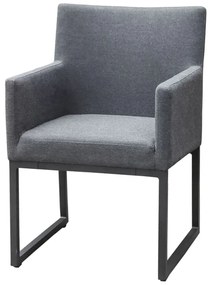 Sunfun Aria Záhradné kreslo, 64 × 54 × 84 cm, hliník, textil, antracit