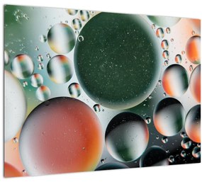 Obraz abstrakcie - bubliny (70x50 cm)