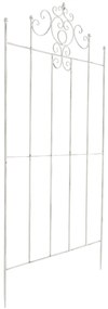 Mriežka na popínavé rastliny Paula - 180 x 85,5 cm - Biela antik