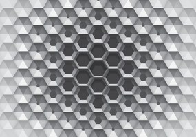 Fototapeta - 3D šesťuholníky (152,5x104 cm)