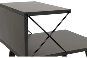 Nočný stolík CROSS 55x50 cm antracit
