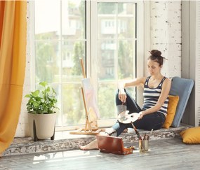 Květináč MOSS ECO III 34 cm kávově hnědý