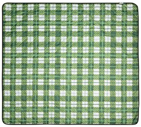 Pikniková deka 130 x 145 cm zelená