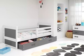 Detská posteľ RICO WHITE 80x190 cm
