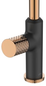 Invena Moonlight, drezová batéria h-400, čierna-ružové zlato, INV-BZ-77-014-V