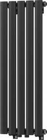 Gamma Verto, vykurovacie teleso 296x800 mm, 303 W, čierna matná, GMA-VER-80296-BK
