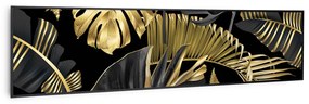 Wonderwall Air Art Smart, infračervený ohrievač, 120 x 30 cm, 350 W, čierny kvet