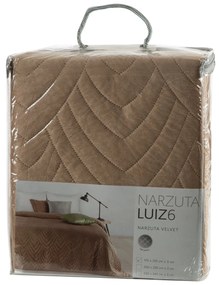 PREHOZ NA POSTEĽ LUIZ6 170X210 CM TMAVOBÉŽOVÝ
