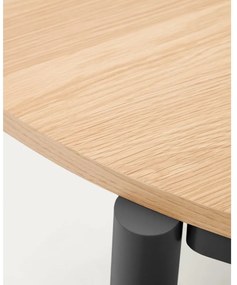 Rozkladací jedálenský stôl s doskou v dubovom dekore v prírodnej farbe 90x120 cm Montuiri – Kave Home