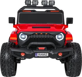 Elektrické autíčko Extreme Sport 4x4 červené