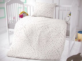 Kvalitex Bavlnené obliečky do detskej postieľky Astra biela Bavlna, 90x135, 45x60 cm