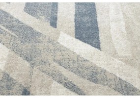 Vlnený kusový koberec Basim béžovo modrý 80x150cm