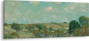 Obraz - Alfred Sisley,  Meadow, reprodukcia (120x50 cm)